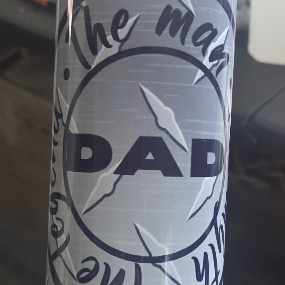 Gray 'DAD' Insulated Tumbler